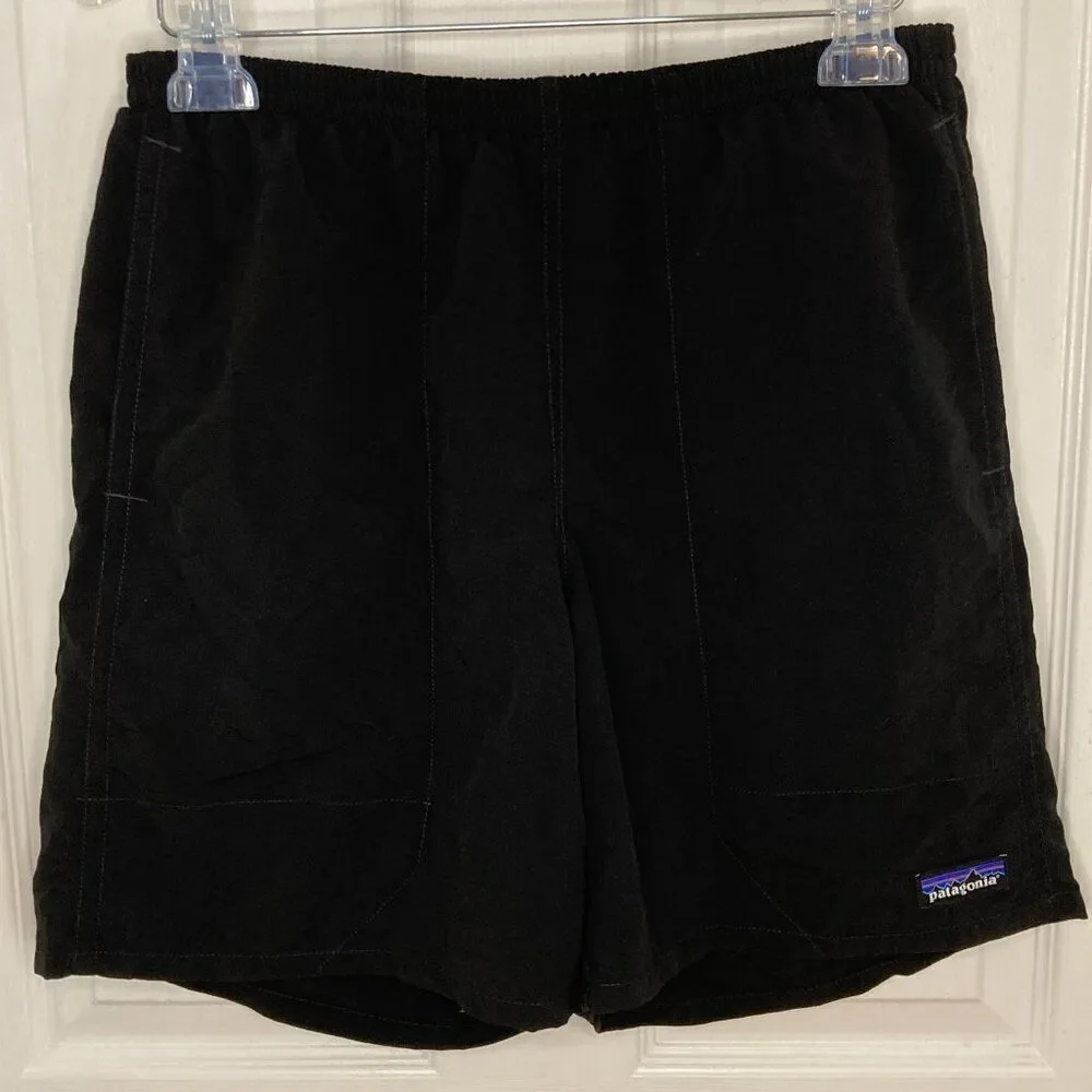 Patagonia Black Nylon Swim Trunks Size Small
